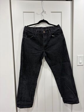 Rustler Men’s Straight Jeans - Black
